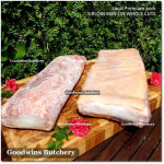Pork Karbonat Has Luar SIRLOIN SKIN OFF frozen Local Premium WHOLE CUT +/- 4kg (price/kg)